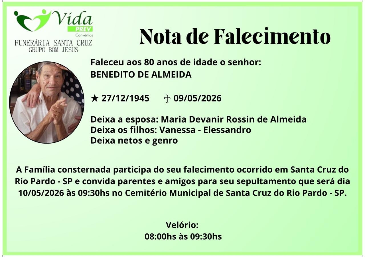 BENEDITO DE ALMEIDA