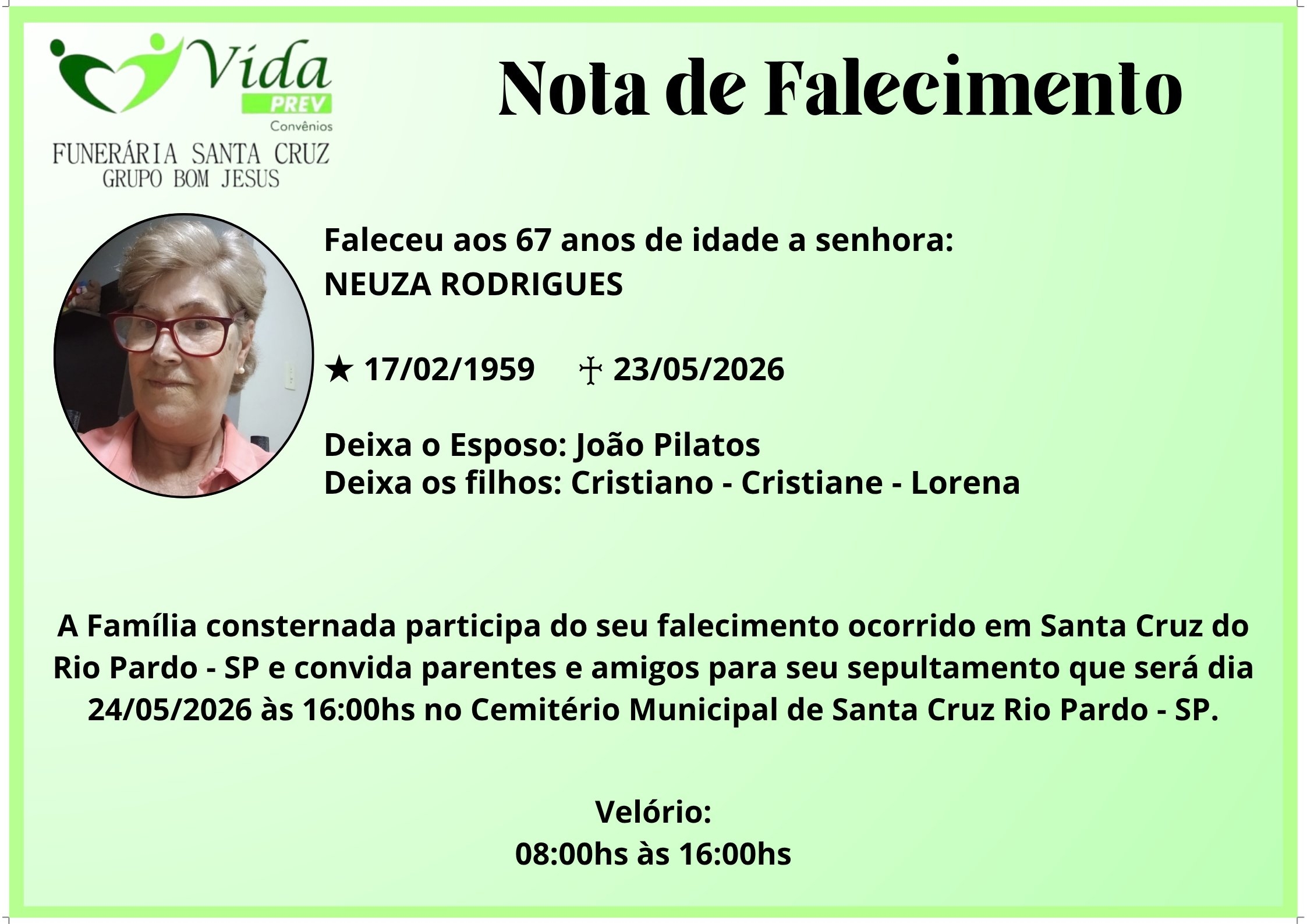 NEUZA RODRIGUES
