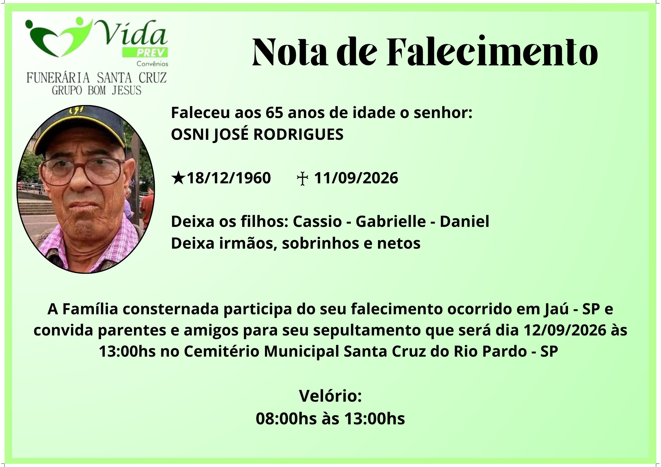 OSNI JOSE RODRIGUES