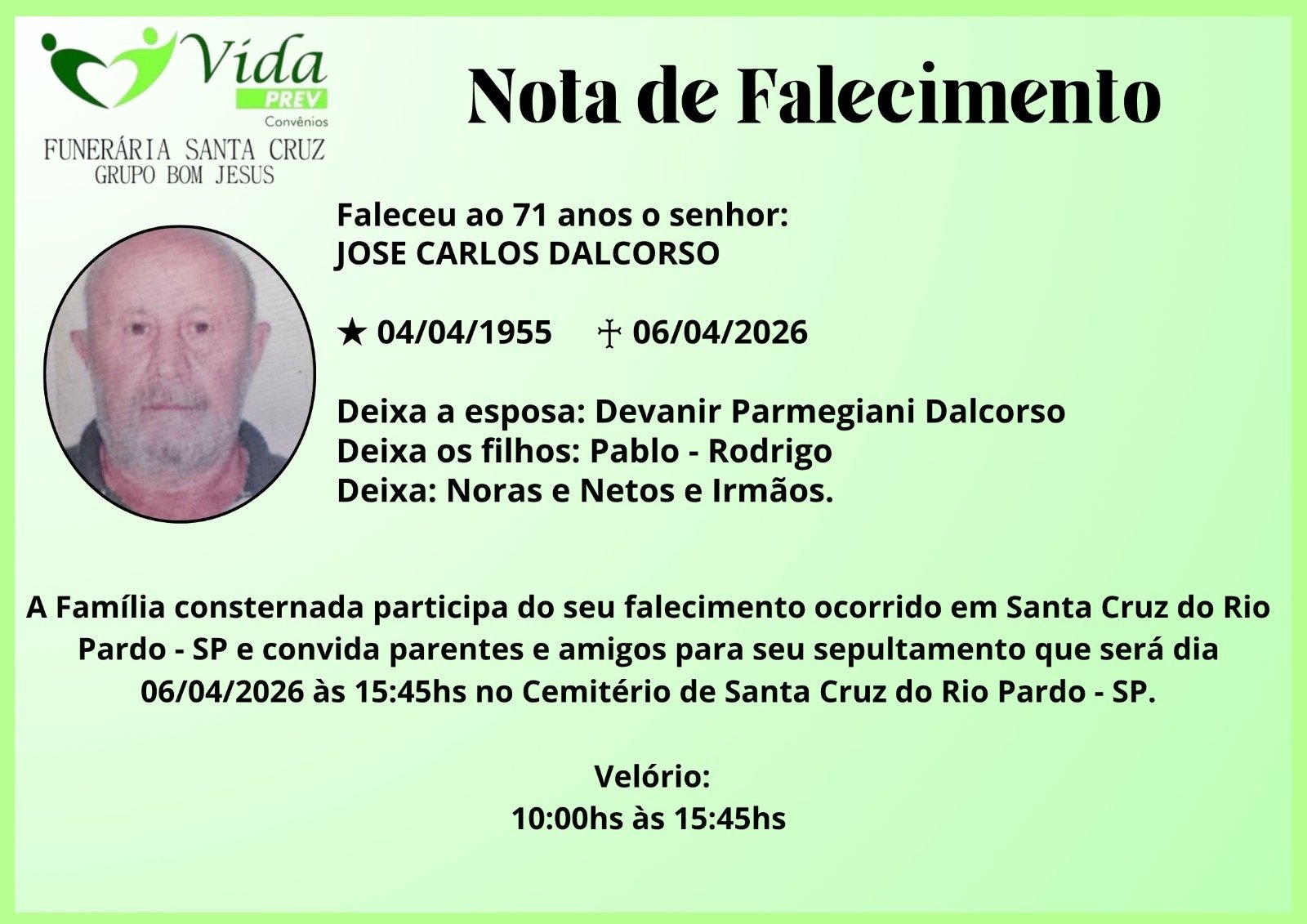 JOSE CARLOS DALCORSO