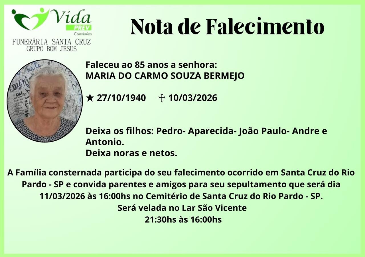 MARIA DO CARMO SOUZA BERMEJO