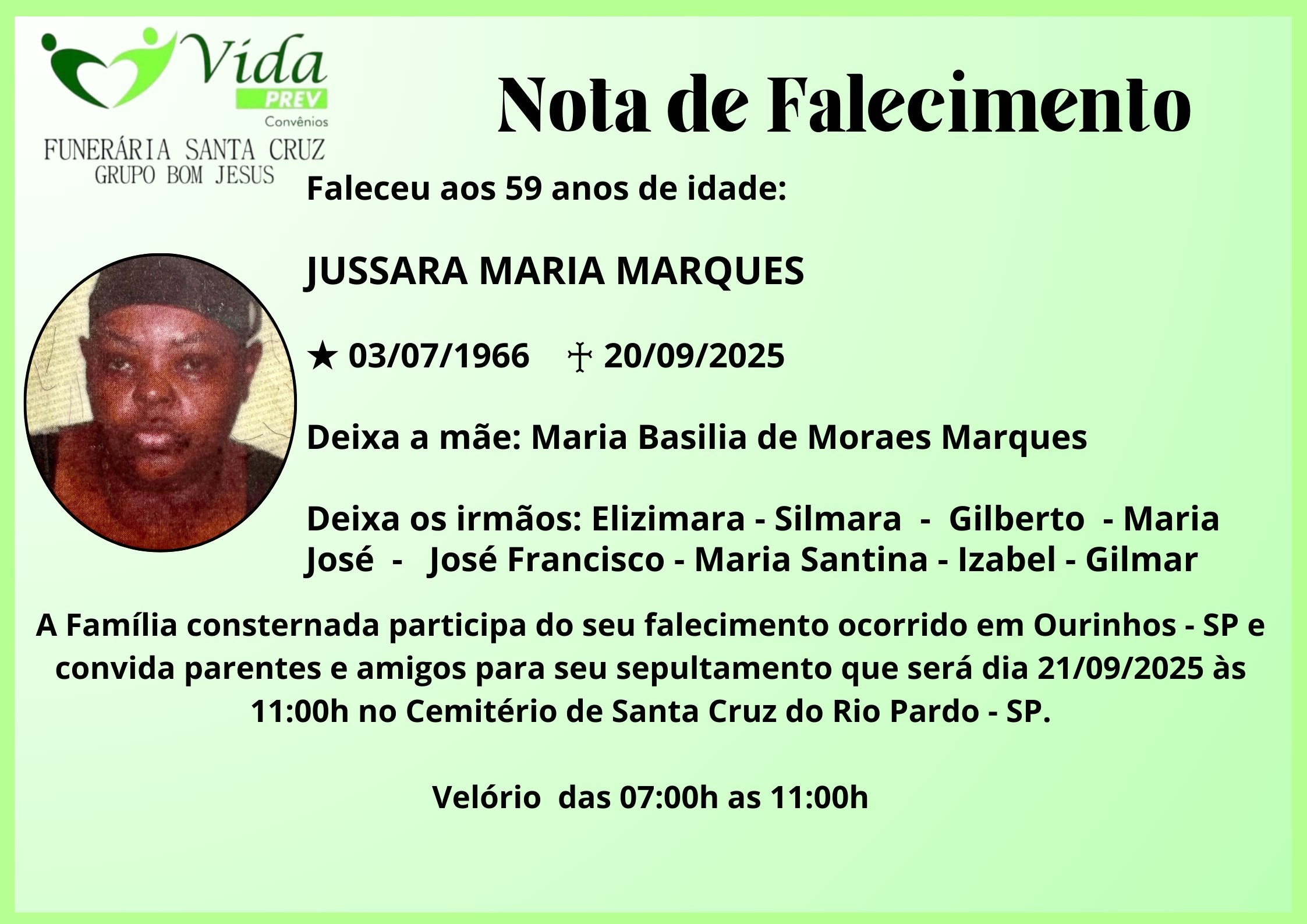 JUSSARA MARIA MARQUES