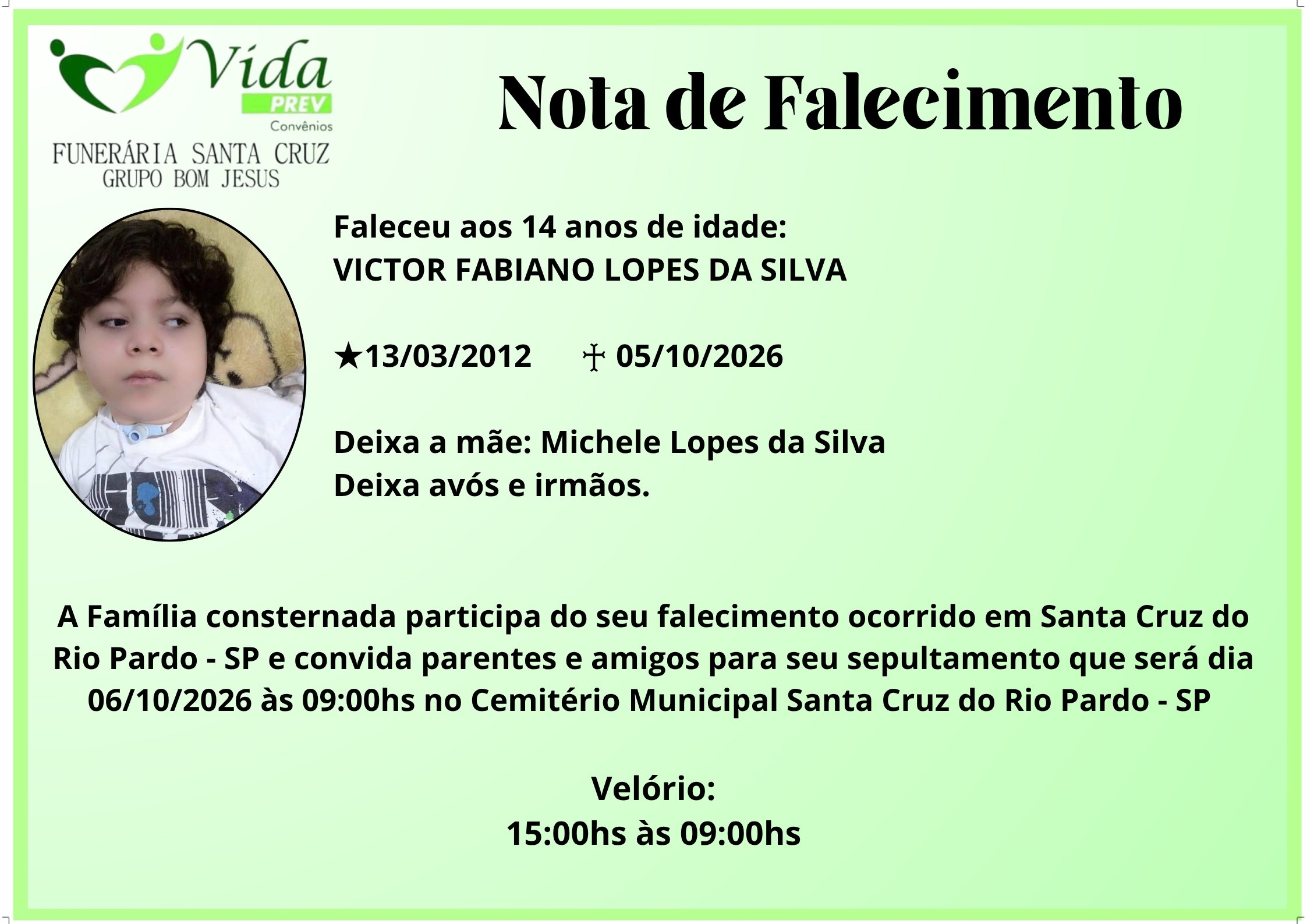 VICTOR FABIANO LOPES DA SILVA